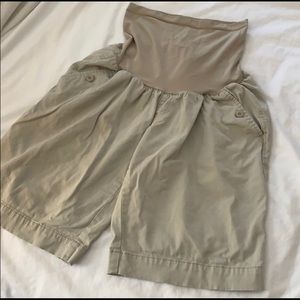 Maternity Khaki Shorts
